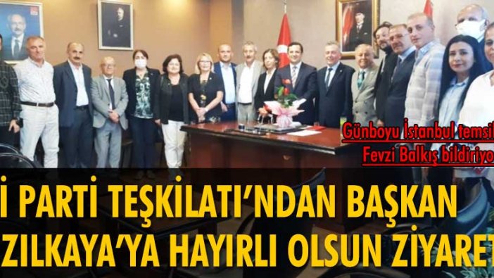 İYİ Parti Ümraniye Teşkilatı’ndan Başkan Kızılkaya’ya hayırlı olsun ziyareti