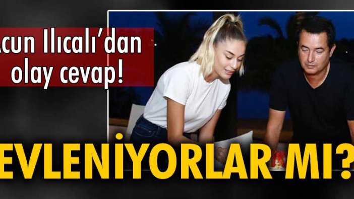 Acun Ilıcalı’dan evlilik sorusuna olay cevap!