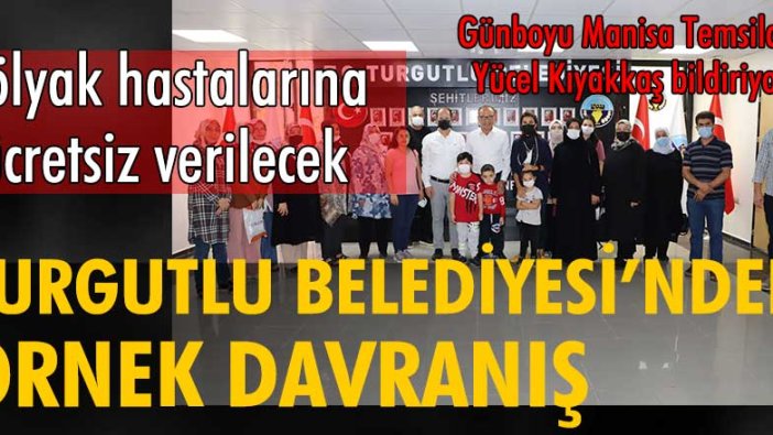 Turgutlu Belediyesi'nden örnek davranış! Çölyak hastalarına her hafta ücretsiz verilecek