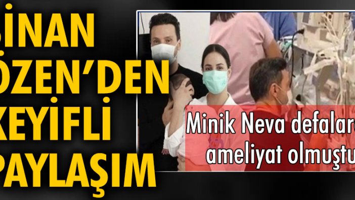 Sinan Özen kızı Neva'yla deniz keyfi yaptı