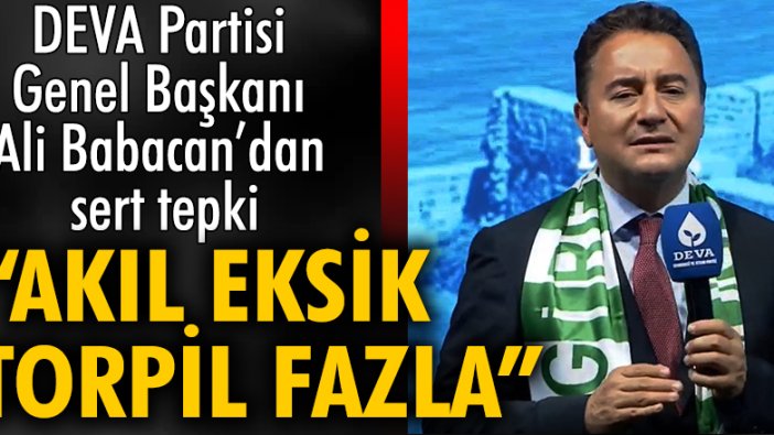 Ali Babacan AKP'ye yüklendi: Akıl eksik, torpil fazla