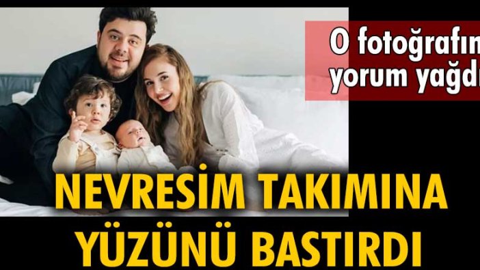 Berfu Yenenler nevresim takımına kendi yüzünü bastırdı