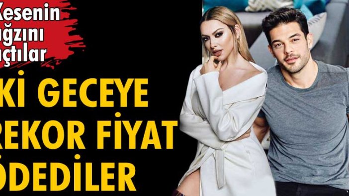 Hadise ve sevgilisi otele rekor ücret verdi