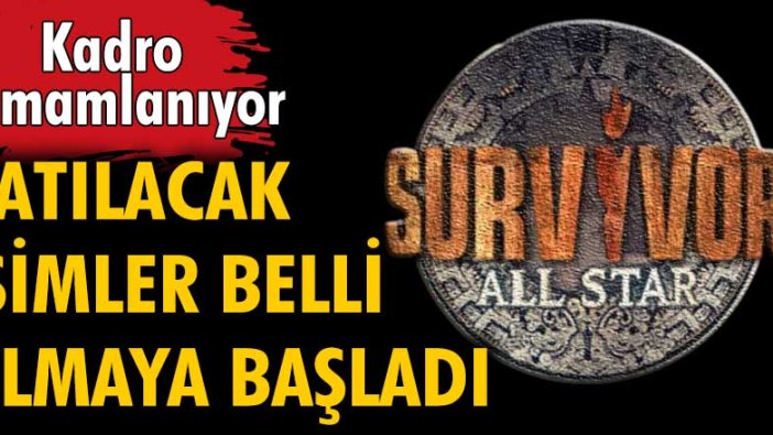 Survivor All Star 2022'nin kadrosu belli oluyor