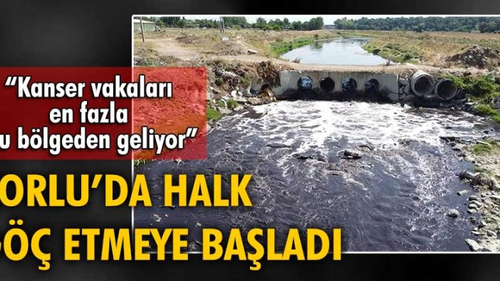 Çorlu’da halk göç etmeye başladı