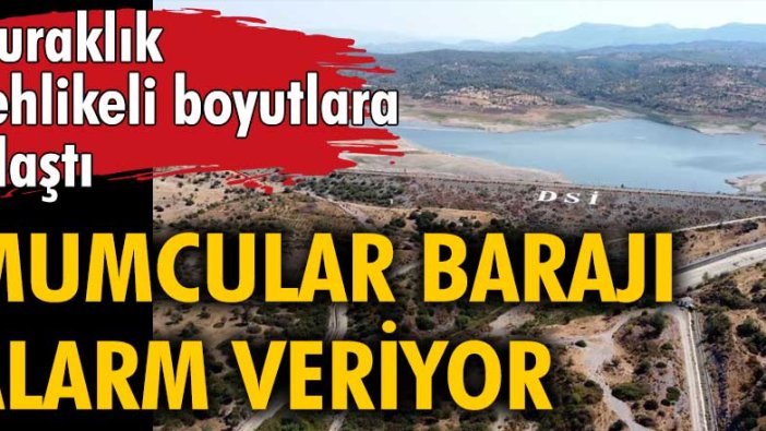 Kuraklık tehlikeli boyutlara ulaştı! Mumcular Barajı alarm veriyor