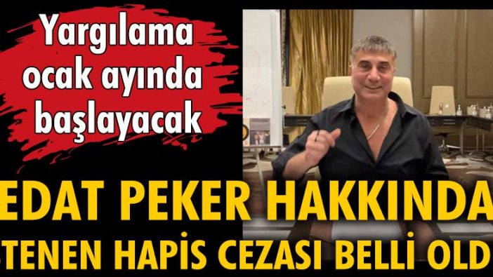 Sedat Peker'e, Erkam Yıldırım'a yönelik 