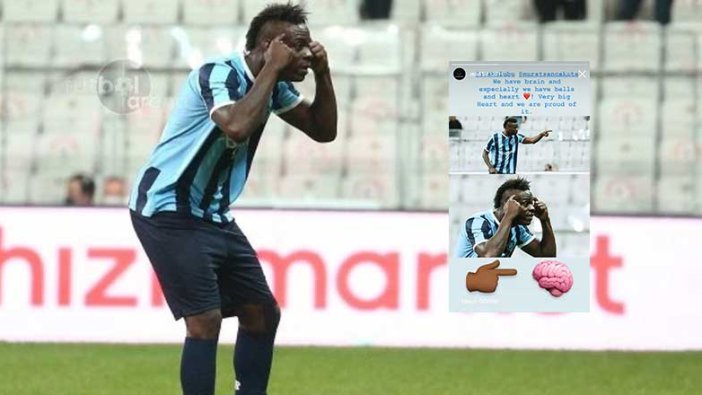 Balotelli öyle bir paylaşım yaptı ki...