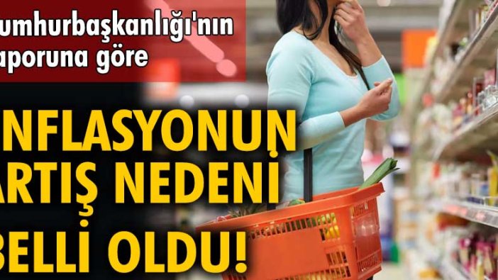 Enflasyondaki yükselişin gıda ve temel mal gruplarından kaynaklandığı açıklandı!