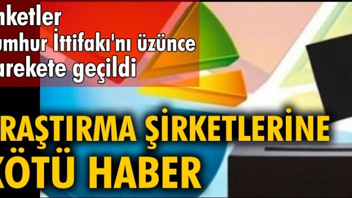 Cumhur İttifakı araştırma şirketleri için harekete geçti