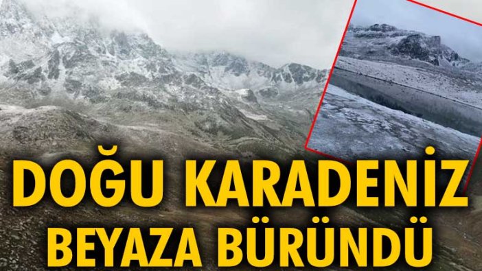 Doğu Karadeniz beyaza büründü