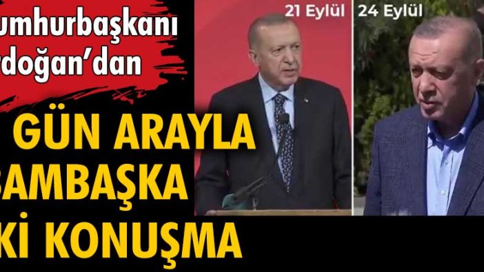 Erdoğan ABD’ye giderken başka orada ve geldiğinde başka konuştu