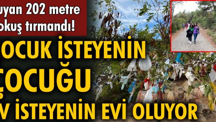 Dileği olan Büyükada'daki Aya Yorgi Kilisesi'ne koştu!