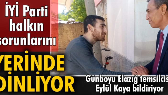 İYİ Parti halkın sorunlarını yerinde dinliyor