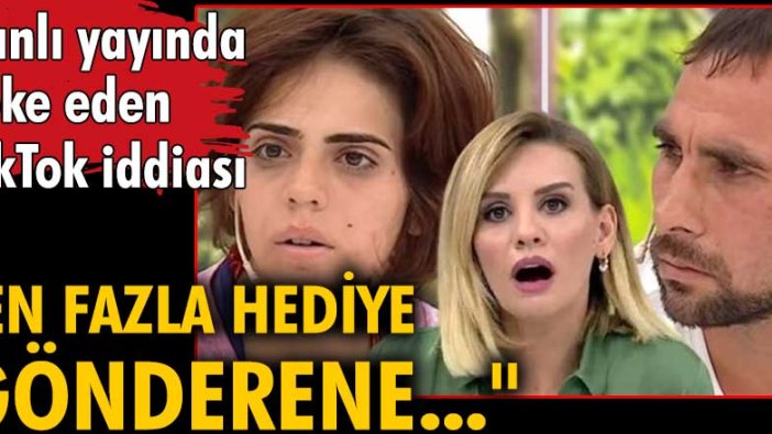 Esra Erol’da Fatma-Ahmet olayında şoke eden TikTok iddiası: En fazla hediye gönderene...