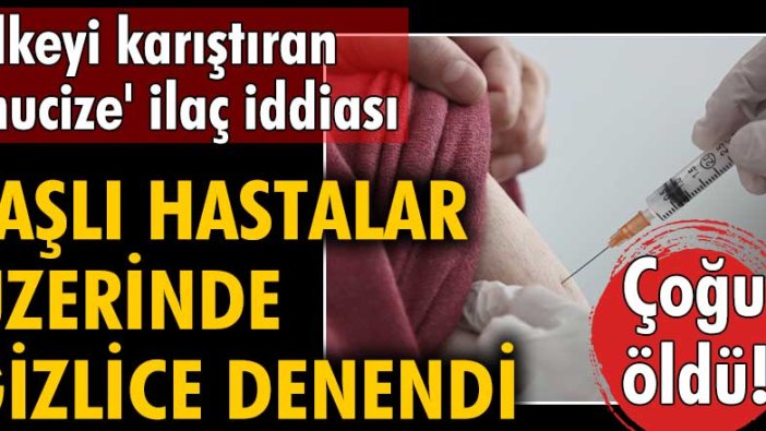 Brezilya'yı karıştıran 'mucize' ilaç iddiası! Yaşlı hastalar üzerinde gizlice denendi