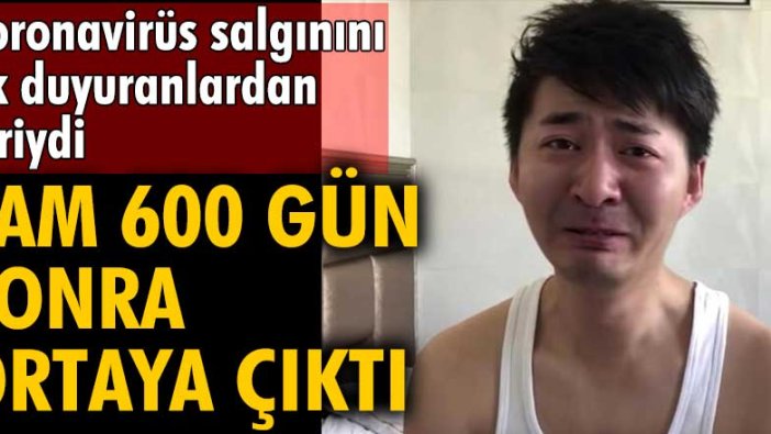 Koronayı duyuran Chen Qiushi adlı avukat 600 gün sonra ortaya çıktı