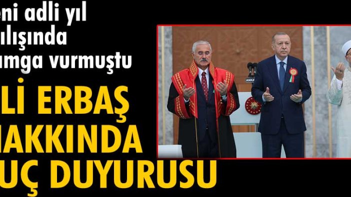 Diyanet İşleri Başkanı Ali Erbaş hakkında suç duyurusu