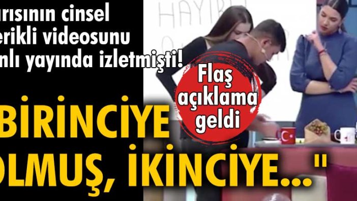 Karısının cinsel içerikli videosunu canlı yayında izleten Celal Bilgin’den yeni açıklama: Birinciye olmuş, ikinciye...