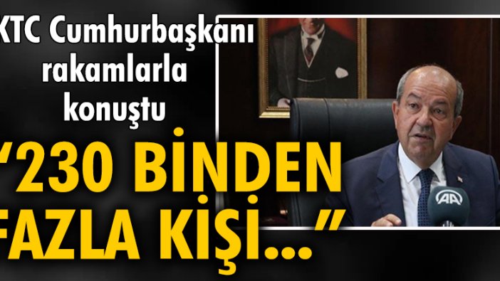 KKTC Cumhurbaşkanı açıkladı! 230 binden fazla kişi ziyaret etti