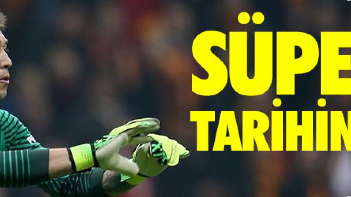 Muslera tarihe geçti