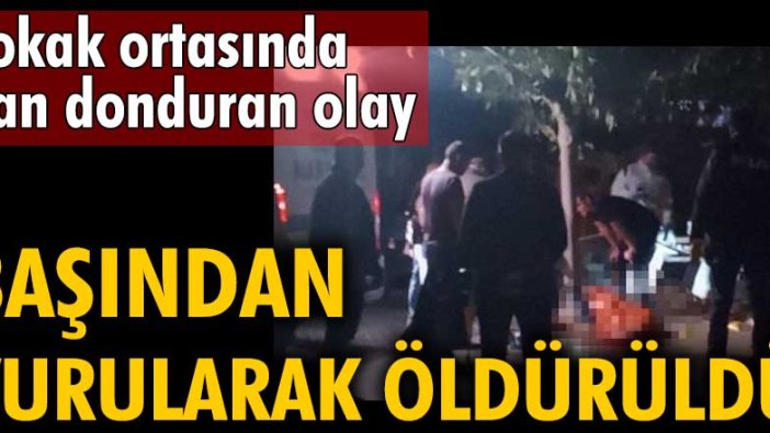 Aydın'da sokak ortasında kan donduran olay