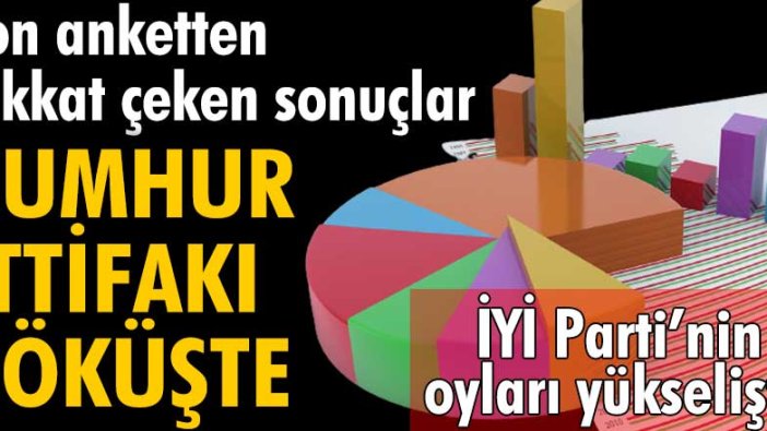 KONDA'nın son anketinden dikkat çeken sonuçlar! Cumhur İttifakı çöküşte