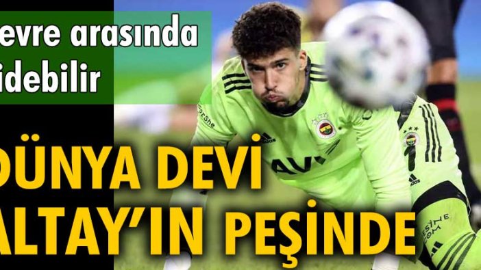 Altay Bayındır Ajax'ın markajında