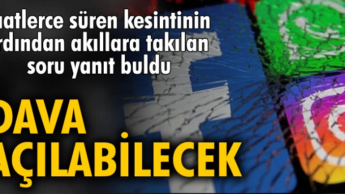 Kesinti nedeniyle ticari kayba uğrayanlar Facebook'a dava açabilecek