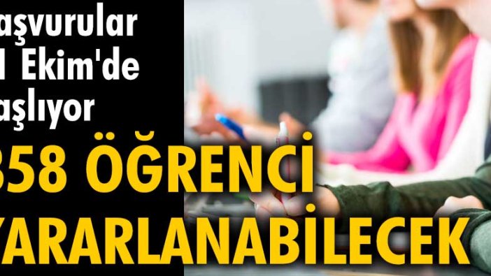 MEB duyurdu! Başvurular 21 Ekim'de başlıyor... 358 öğrenci yararlanabilecek