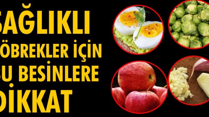 Sağlıklı böbrekler için tüketilmesi gereken 10 besin!