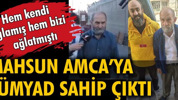 TÜMYAD Mahsun Amca'ya sahip çıktı