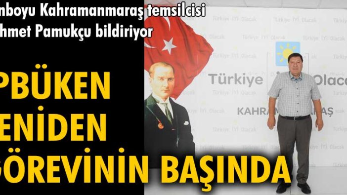 Süleyman İpbüken yeniden görevinin başında