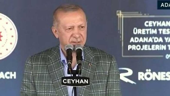 Cumhurbaşkanı Erdoğan Adana'da açılış töreninde konuştu