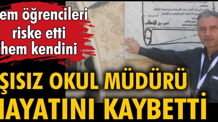 Aşı yaptırmayan okul müdürü koronavirüs nedeniyle hayatını kaybetti