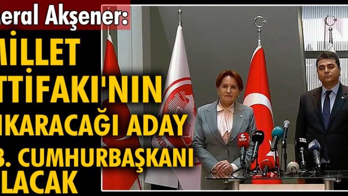 Meral Akşener ve Gültekin Uysal'dan ortak açıklama