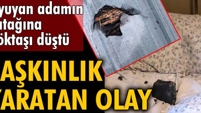 Kanada'da şaşkınlık yaratan olay! Uyuyan adamın yatağına göktaşı düştü