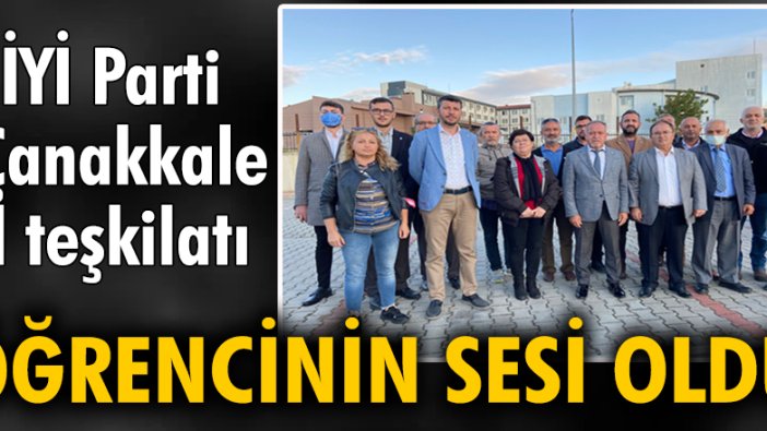 İYİ Parti öğrencinin sesi oldu