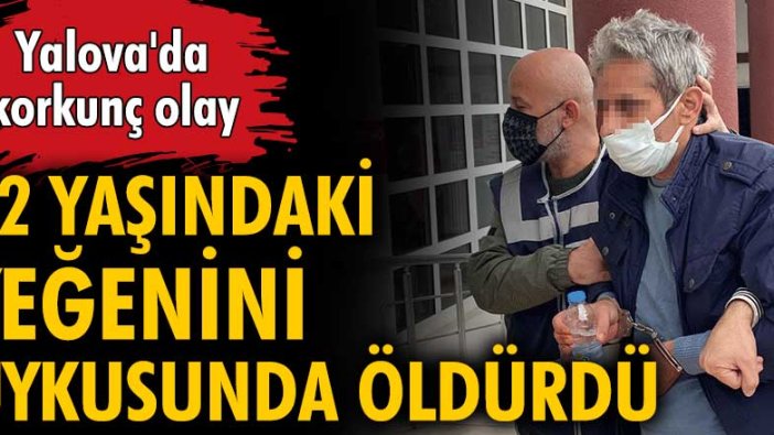 Yalova'da korkunç olay! 12 yaşındaki yeğeni Erdem Sami Şençiçek’i kalbinden bıçakladı