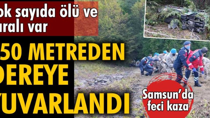 Samsun’da feci kaza: Çok sayıda ölü ve yaralı var