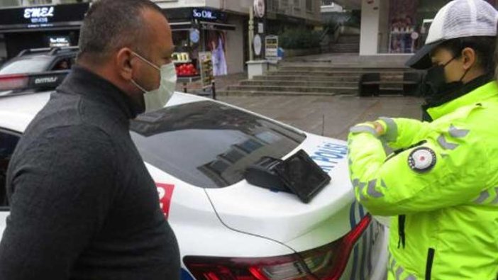 Kadıköy'de denetim!  Ceza kesilen taksiciden ilginç yanıt