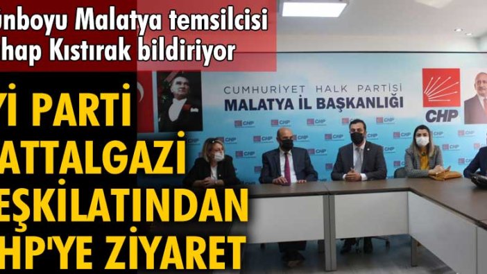 İYİ Parti Battalgazi teşkilatından CHP'ye ziyaret