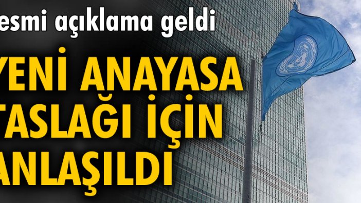 BM yeni Suriye anayasası taslağı hazırlanması için tarafların anlaşmaya vardığını duyurdu