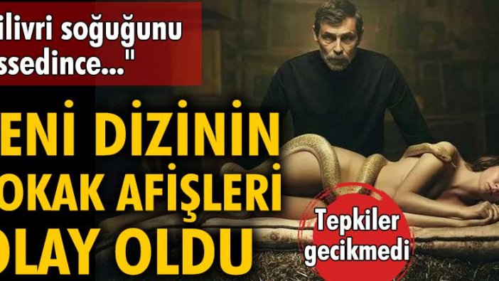 Hamlet dizisinin sokak afişleri olay oldu