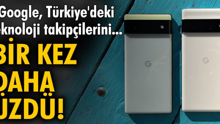 Google cep telefonu modeli Pixel 6'yı tanıttı