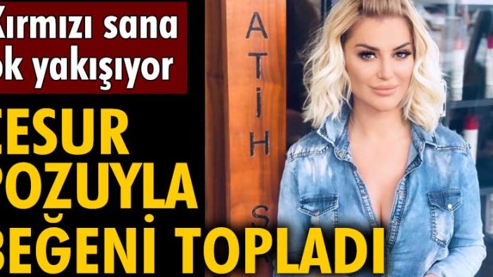 Songül Karlı cesur pozuyla beğeni topladı!