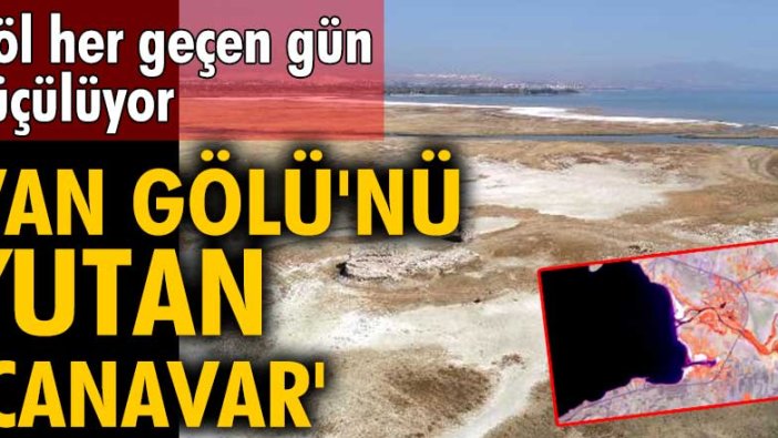 Mustafa Akkuş açıkladı: Van Gölü her geçen gün küçülüyor