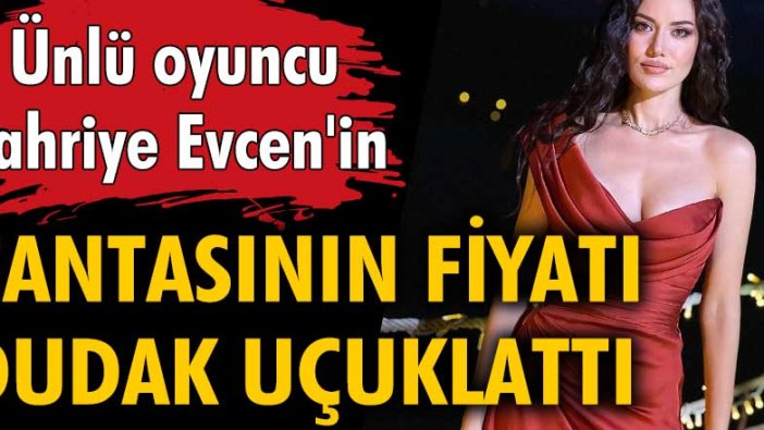 Fahriye Evcen'in çantasının fiyatı dudak uçuklattı