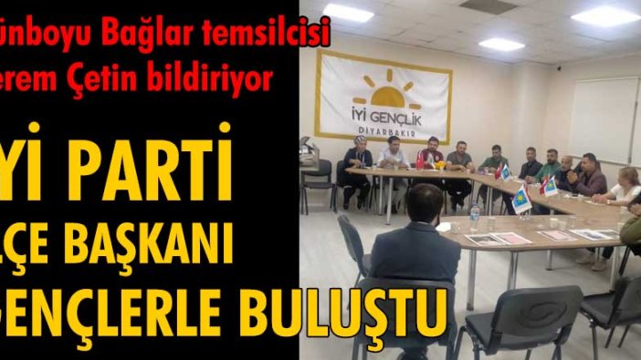 İYİ Parti İlçe Başkanı Hamdin Özdemir gençlerle buluştu!