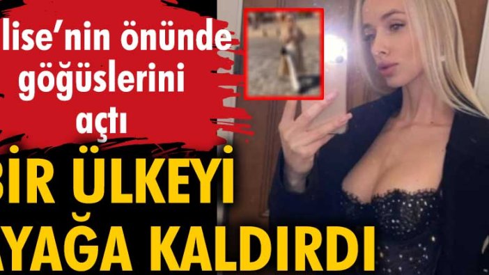 Kilisenin önünde göğüslerini açtı. Bir ülkeyi ayağa kaldırdı